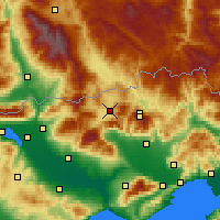 Nearby Forecast Locations - Kato Nevrokopi - 图