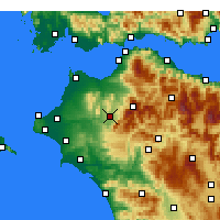 Nearby Forecast Locations - Tritaia - 图