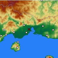 Nearby Forecast Locations - Vistonida - 图