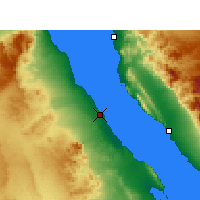 Nearby Forecast Locations - Ras Ghareb - 图