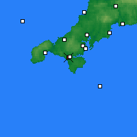 Nearby Forecast Locations - 赫爾斯通 - 图