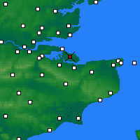 Nearby Forecast Locations - Wokingham - 图