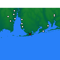 Nearby Forecast Locations - 格尔夫海岸 - 图