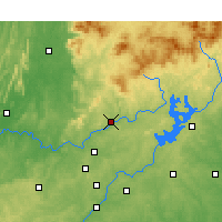 Nearby Forecast Locations - 坎頓 - 图