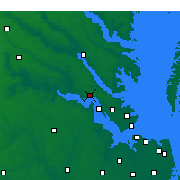 Nearby Forecast Locations - 威廉斯堡 - 图