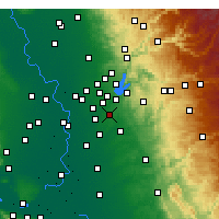 Nearby Forecast Locations - 兰乔科尔多瓦 - 图