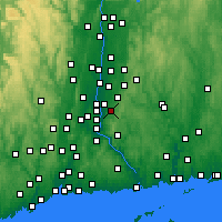 Nearby Forecast Locations - 格拉斯頓伯里 - 图