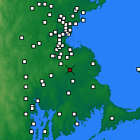 Nearby Forecast Locations - 布罗克顿 - 图