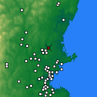 Nearby Forecast Locations - 黑弗里尔 - 图