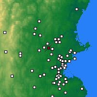 Nearby Forecast Locations - 洛厄尔 - 图