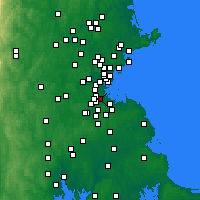 Nearby Forecast Locations - Mattapan - 图