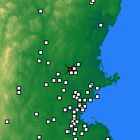 Nearby Forecast Locations - Methuen - 图