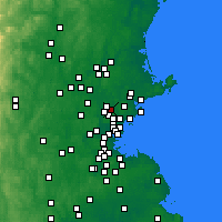 Nearby Forecast Locations - Wakefield - 图