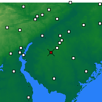 Nearby Forecast Locations - 葛拉斯堡罗 - 图