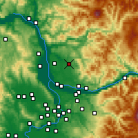 Nearby Forecast Locations - 巴特爾格朗德 - 图
