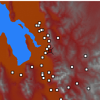 Nearby Forecast Locations - 邦蒂富尔 - 图