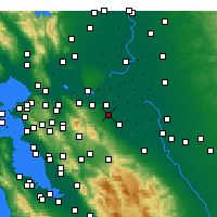 Nearby Forecast Locations - 布伦特伍德 - 图