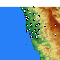 Nearby Forecast Locations - 科罗纳多 - 图
