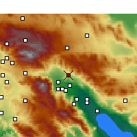 Nearby Forecast Locations - 沙漠温泉 - 图