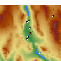Nearby Forecast Locations - Mohave Valley - 图