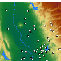 Nearby Forecast Locations - 奧利夫赫斯特 - 图