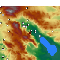Nearby Forecast Locations - 棕榈沙漠 - 图