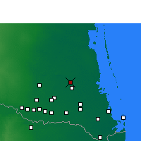 Nearby Forecast Locations - 雷蒙德維爾 - 图