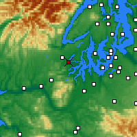 Nearby Forecast Locations - 雪爾頓 - 图