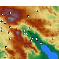 Nearby Forecast Locations - 千棕櫚 - 图