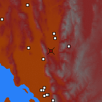 Nearby Forecast Locations - 韦尔斯维尔 - 图