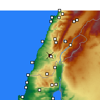 Nearby Forecast Locations - 納巴泰 - 图