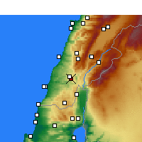 Nearby Forecast Locations - Qana - 图