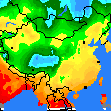 最低温度 中国