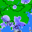 24小时降水量 中国