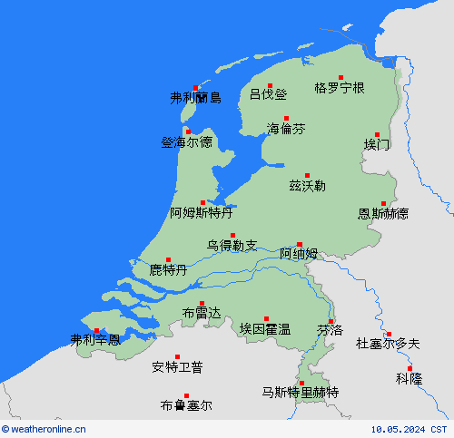  荷兰 欧洲 预报图