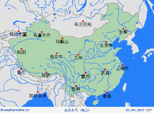 一览表 中国 中国 预报图