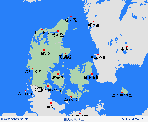 一览表 丹麦 欧洲 预报图