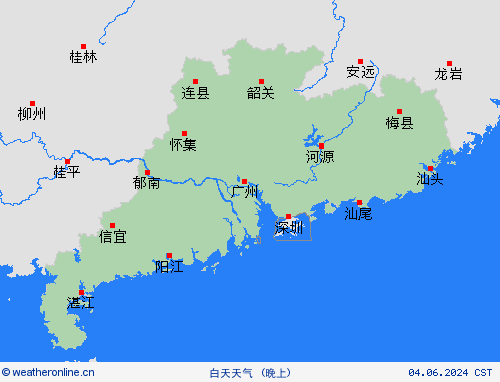 一览表  中国 预报图