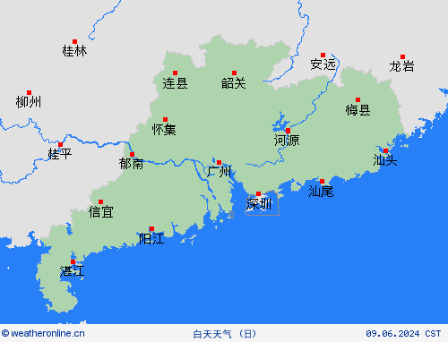 一览表  中国 预报图