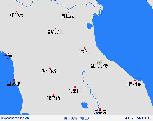 一览表 圣马力诺 欧洲 预报图