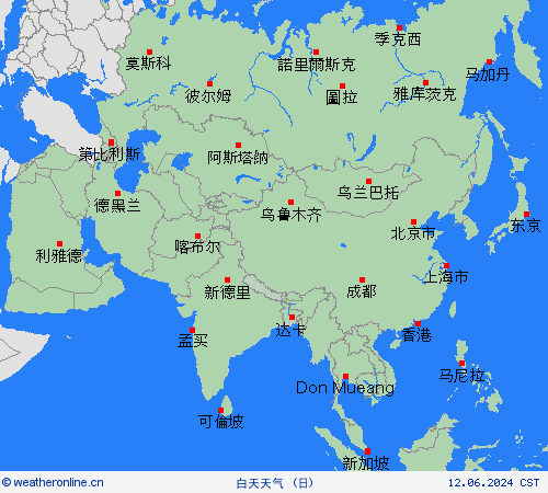 一览表  亚洲 预报图