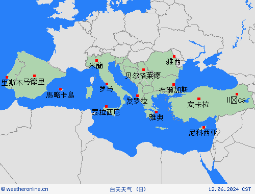 一览表  欧洲 预报图