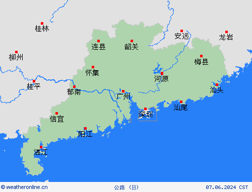 公路  中国 预报图