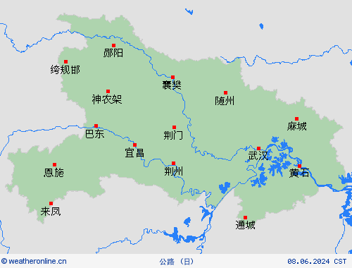 公路  中国 预报图