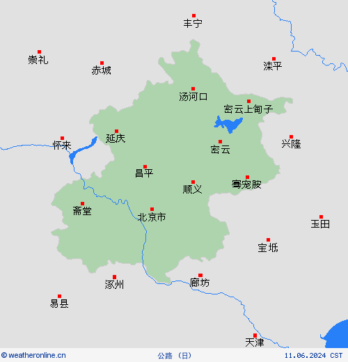 公路  中国 预报图