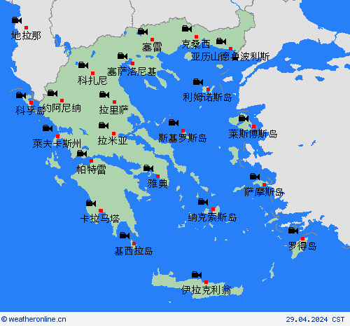 网眼摄像 希腊 欧洲 预报图