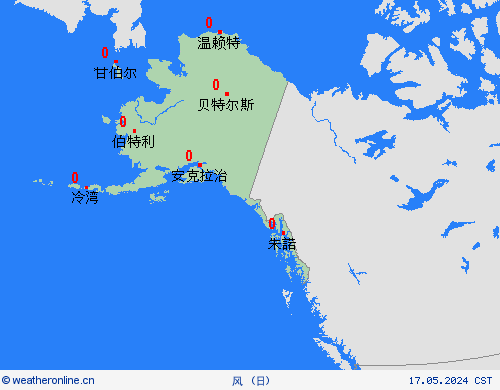 风  北美洲 预报图