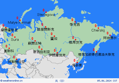 风  亚洲 预报图