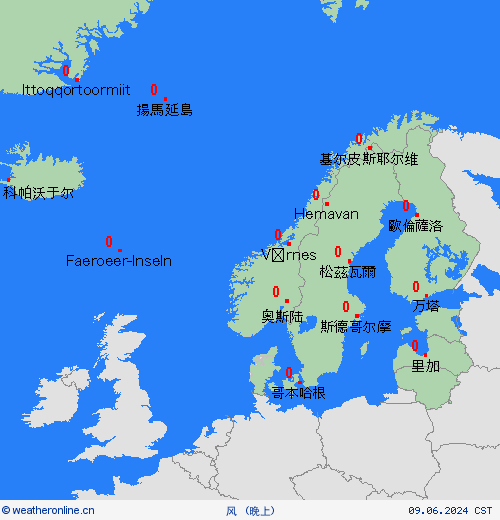 风  欧洲 预报图