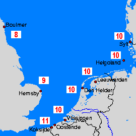 North Sea 水温图